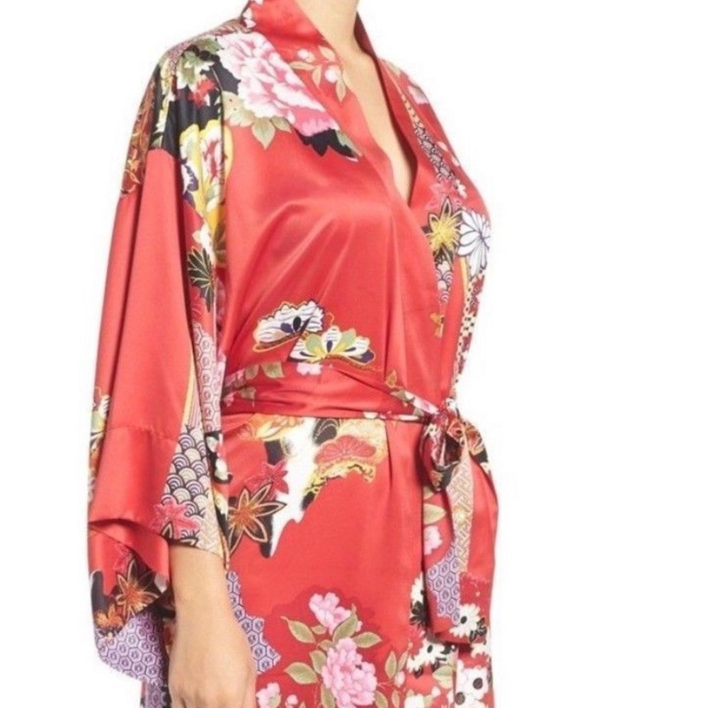 Natori kimono style full length robe